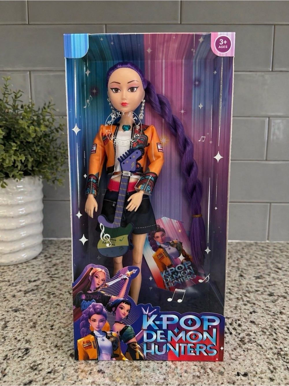KPOP Demon Hunters Rumi Singing Doll Brand New in Box w/ Guitar